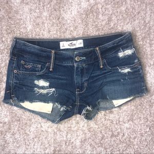 Hollister Distressed Denim Shorts